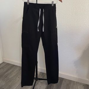 FIGS WOMEN YOLA Scrub Pants XXS Black